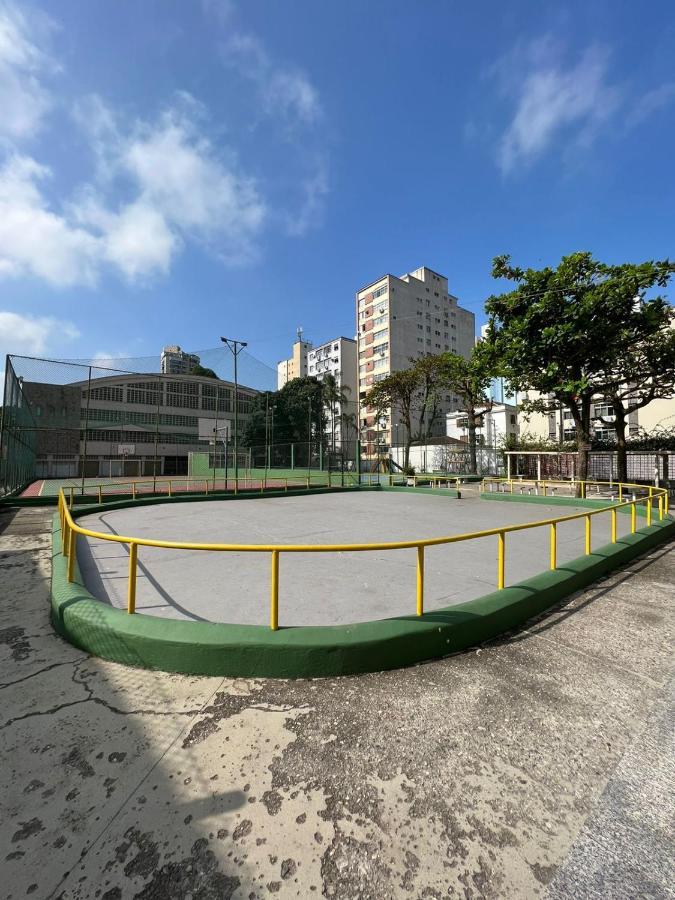 Lindo Apartamento Em Frente A Praia - Santos Apartment ภายนอก รูปภาพ